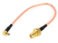 MMCX to RP-SMA jack 10cm Pigtail [1154316-RP]